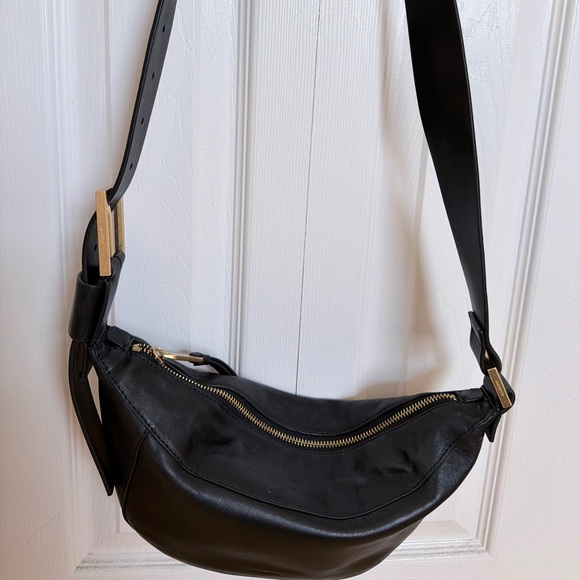 All Saints Black Luna Crossbody Bag - Picture 3 of 11